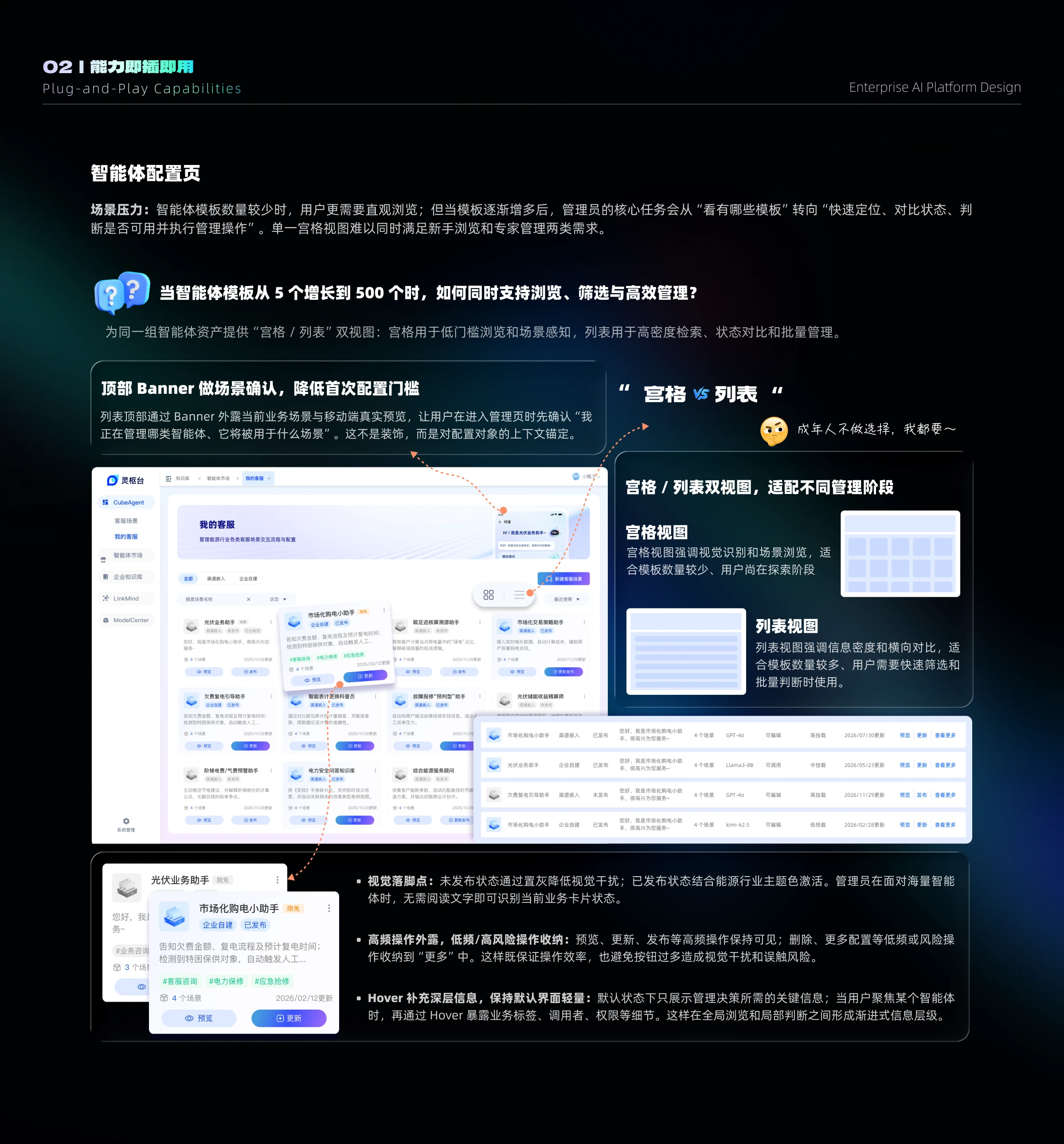 智能体模板管理设计