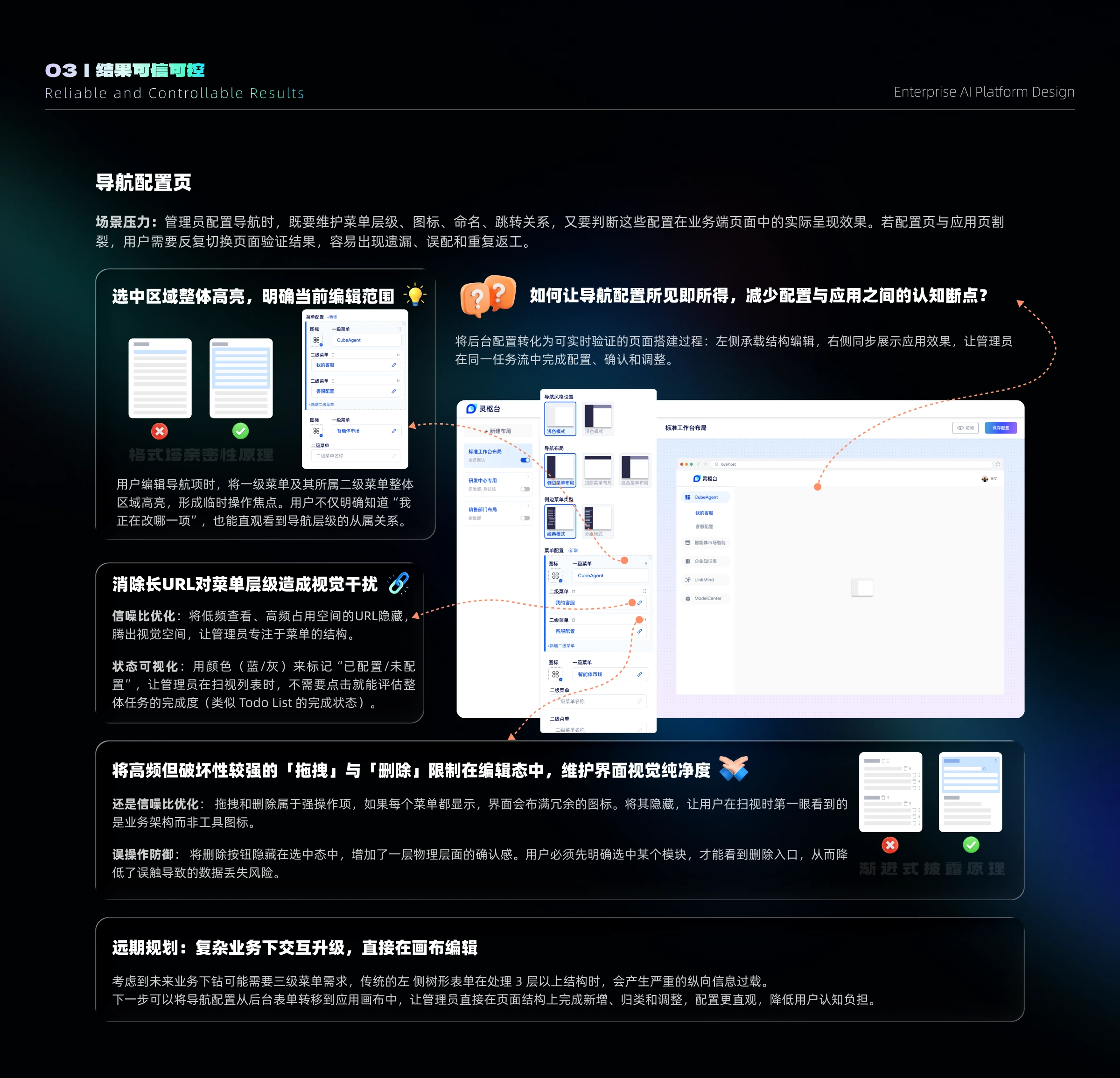 导航配置所见即所得设计